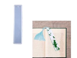 Düz Model Kitap Ayracı Epoksi Reçine Kalıbı KHE537 - 