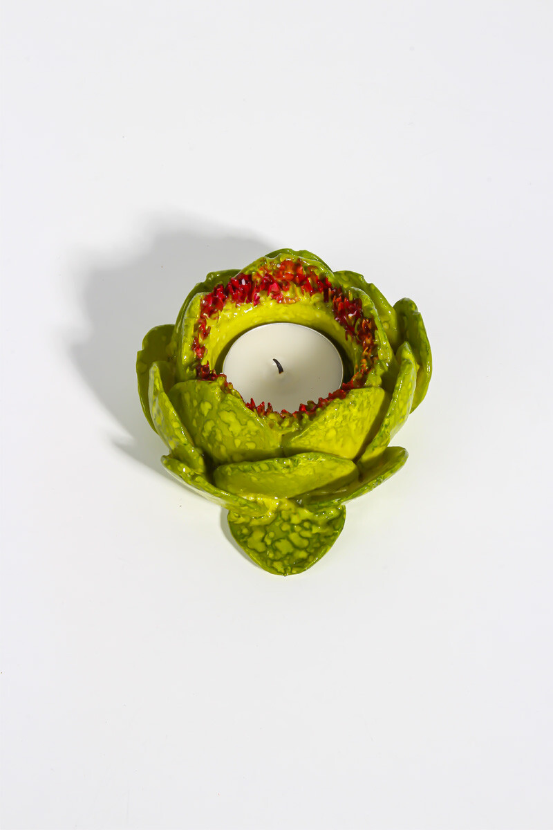 Enginar Mumluk Beton Taş Tozu Silikon Kalıbı KHMUM02 - 