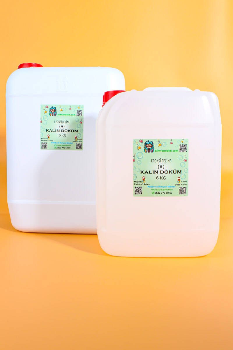 Epoksi Reçine Kalın Döküm 16 Kg - 1