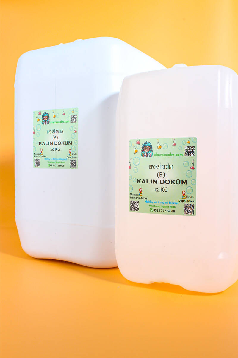 Epoksi Reçine Kalın Döküm 32 Kg - 1