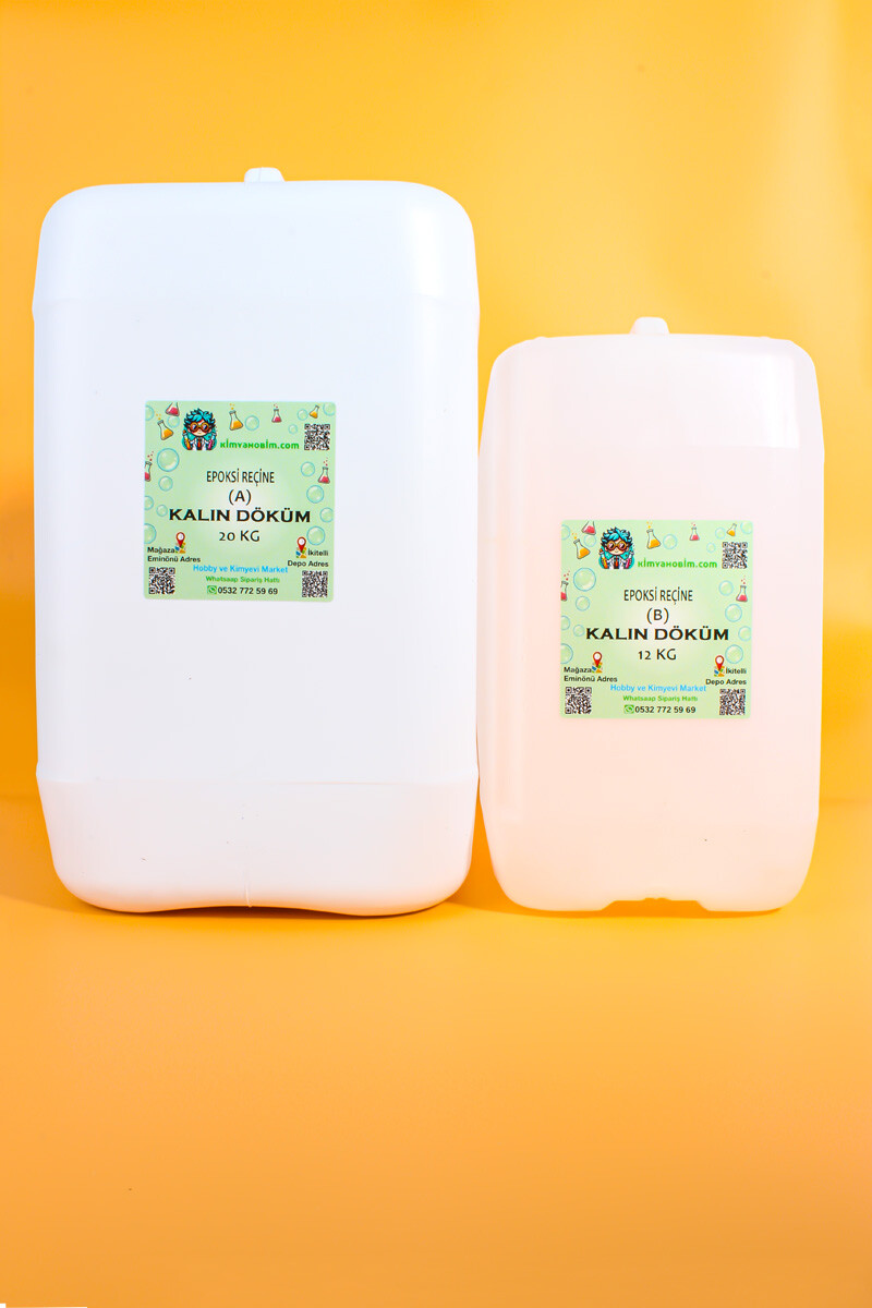 Epoksi Reçine Kalın Döküm 32 Kg - 2