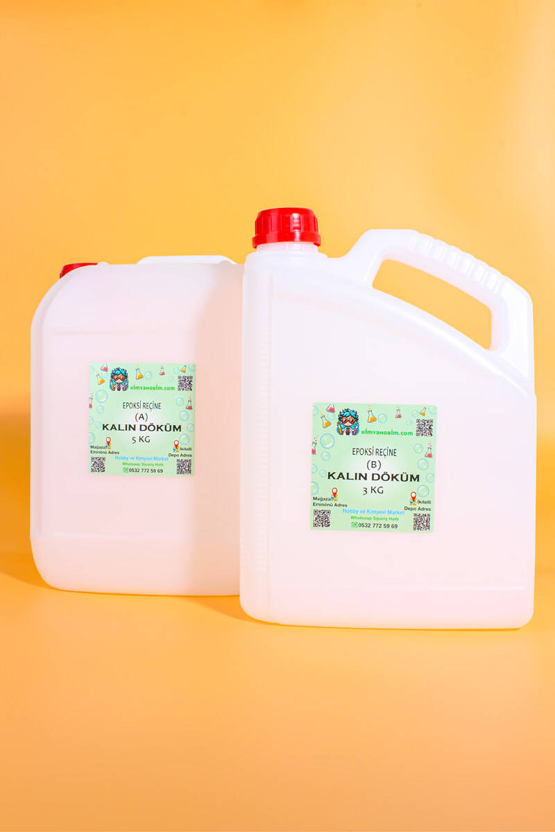 Epoksi Reçine Kalın Döküm 8 Kg - 1