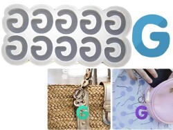G Harfi 10'lu Bubble Alfabe Epoksi Reçine Kalıbı KHE740 - 