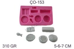 Gofret Bisküvi Silikon Kalıbı KHCO153 - 