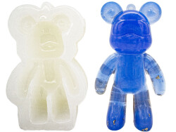 Gözlüklü Ayıcık Epoksi Reçine Kalıbı KHE790 - 