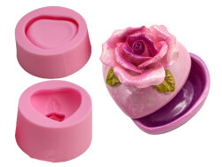 Güllü Kutu Silikon Kalıbı KHKUTU01 - 