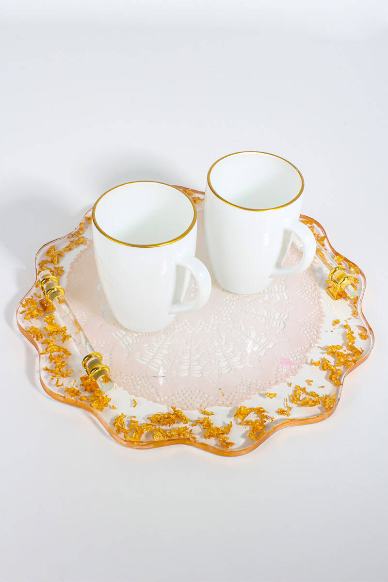 Güneş Model Büyük Boy Tepsi Epoksi Reçine Kalıbı KHE620 - 1