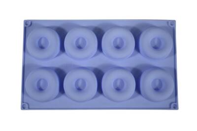 Halka Desenli 8'li Silikon Kek Kalıbı KHK091 - 4