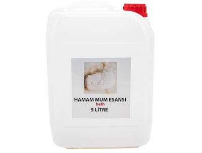 Hamam Beyaz Sabun Mum Esansı 5 LT - 1