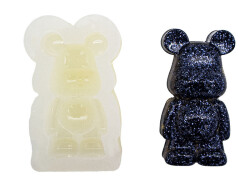 Hazır Ol Ayıcık Küçük Boy Epoksi Reçine Kalıbı KHE788 - 