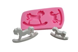 İkili Sallanan At Silikon Kalıbı HA-16 - 