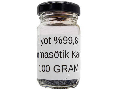 İyot %99,8 (Farmasötik Kalite) 100 Gr - 1