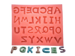 Kabartmalı Harf Silikon Kalıbı KHH01 - 