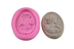 Kadın Portre Silikon Kalıbı PANO-48 - 