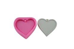 Kalp Pano Silikon Kalıbı KHKA12 - 