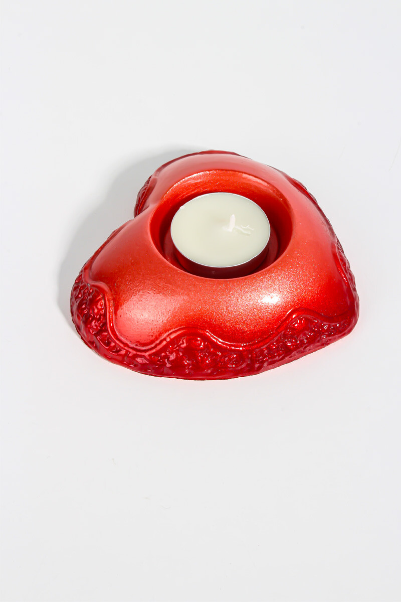 Kalp Mumluk Beton Taş Tozu Silikon Kalıbı KHMUM21 - 2