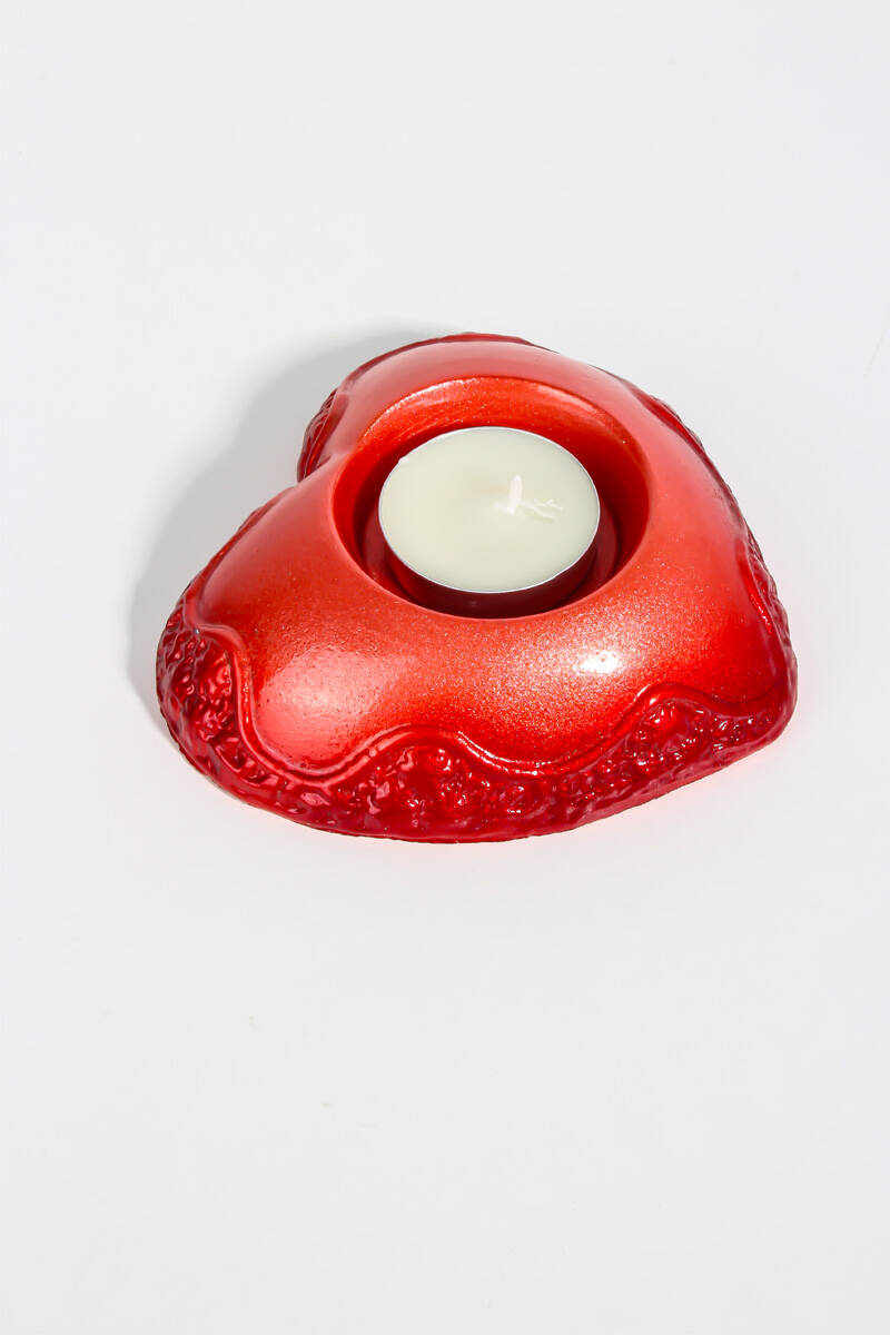 Kalp Mumluk Beton Taş Tozu Silikon Kalıbı KHMUM21 - 2