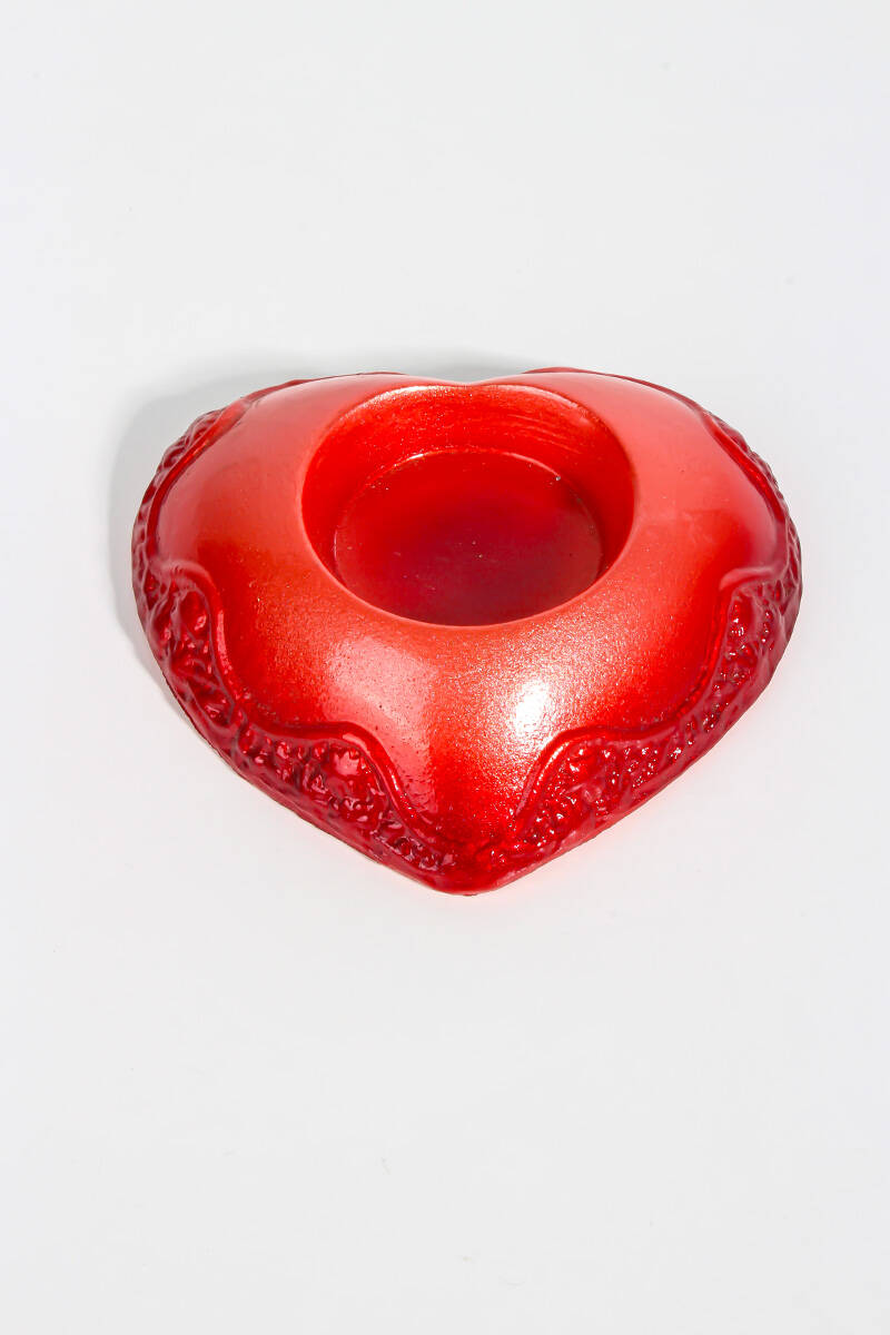 Kalp Mumluk Beton Taş Tozu Silikon Kalıbı KHMUM21 - 1