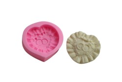 Kalp Yüzük Detaylı Silikon Kalıbı KHDU05 - 