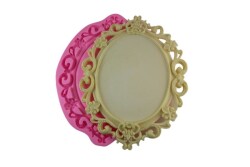 Kapı Süsü Çerçeve 38 Cm Silikon Kalıbı ÇE-79 - 