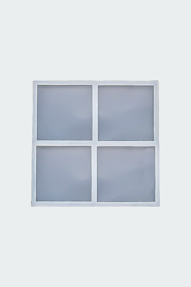 Kare Bardak Altı Magnet Epoksi Silikon Kalıbı 4 Parça KHE826 - 