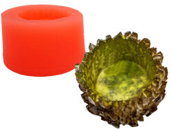 Kristal Taş Detaylı Silikon Mum Kalıbı KHM165 - 