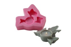 Kelebekli Mumluk Silikon Kalıbı MUM-20 - 