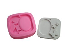 Kelebekli Taban Üçlü Silikon Kalıbı ÇE-39 - 