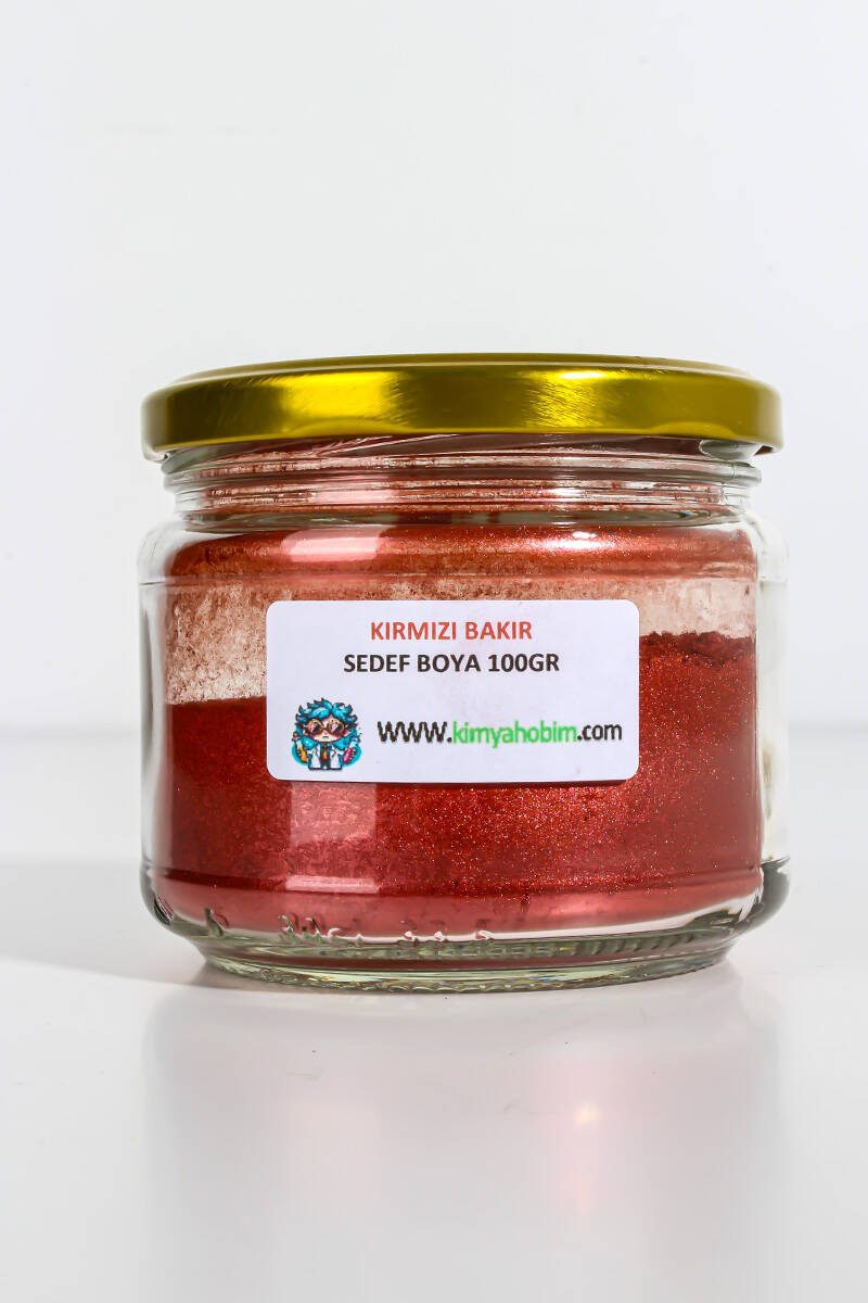 Kırmızı Bakır Sedef Boya 100GR - 1