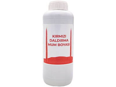 Kırmızı Daldırma Sıvı Mum Boyası 1 LT - 1