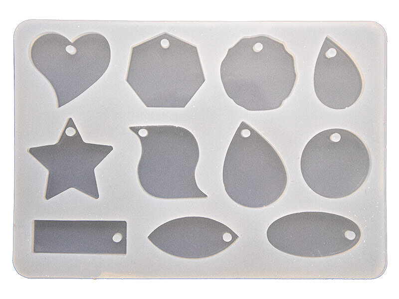 Kolye Epoksi Silikon Kalıbı KHE822 - 1