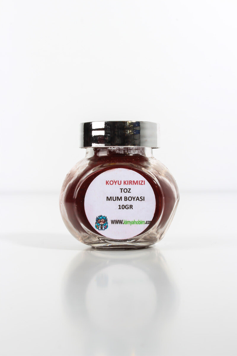 Koyu Kırmızı Toz Mum Boyası 10GR - 1