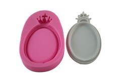 Kral Tacı Çerçeve Silikon Kalıbı ÇE-63 - 