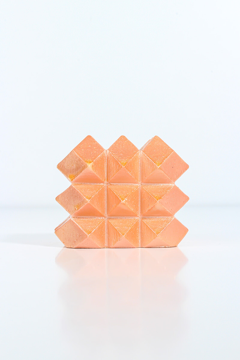 Kübik Blok Silikon Mum Kalıbı KHM76 - 