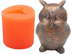 Baykuş Silikon Mum Kalıbı KHM244 - 
