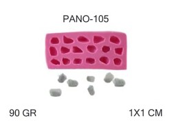 Küçük Çoklu Objeler Silikon Kalıbı PANO-105 - 