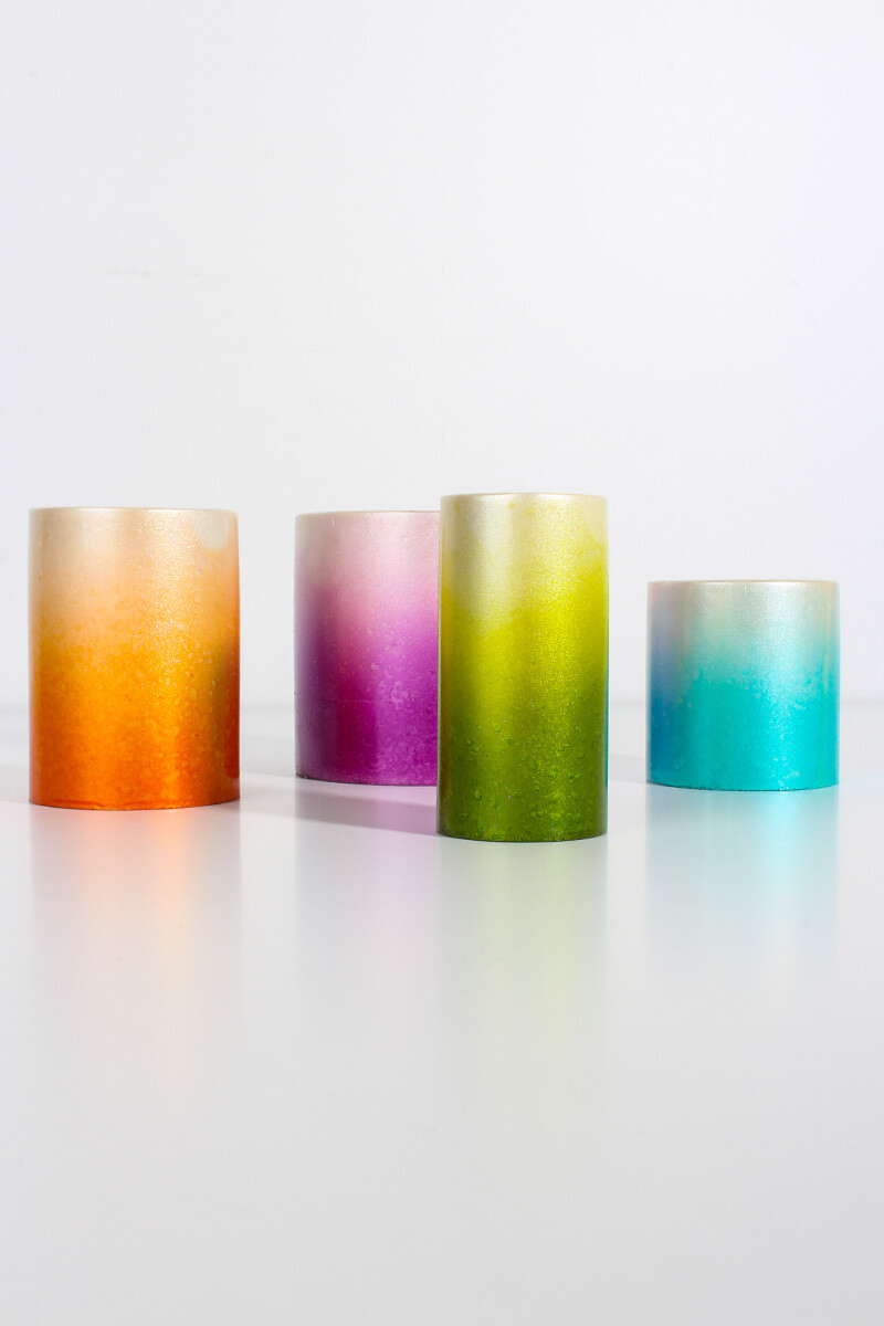 Silindir Silikon Mum Kalıbı KHM264 - 3