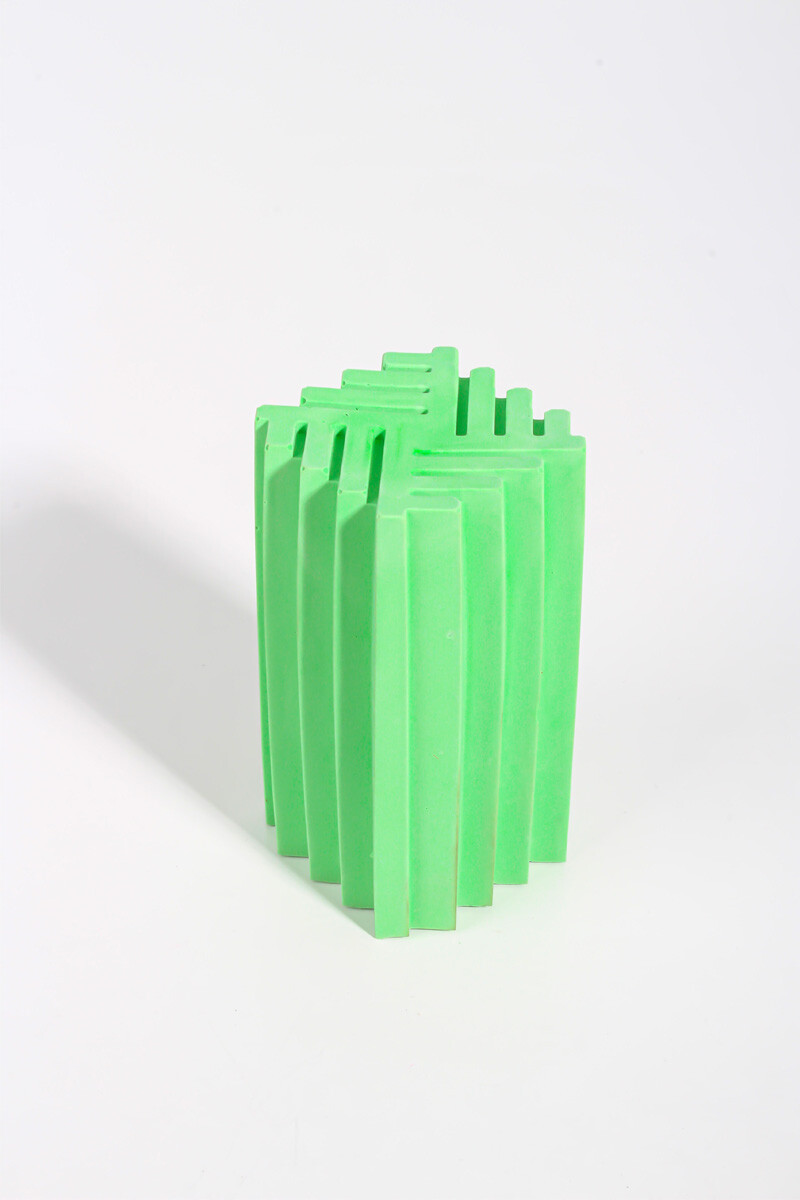 Çizgi Desenli Sütun Silikon Mum Kalıbı KHM62 - 