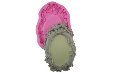 Kuşlu Çerçeve Silikon Kalıbı ÇE-82 - 1