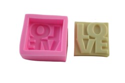 Love Yazılı Silikon Kalıp PANO-45 - 