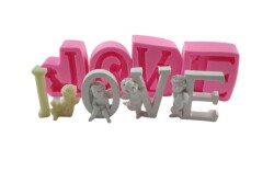 Love Yazısı Silikon Harf Kalıbı KHH20 - 