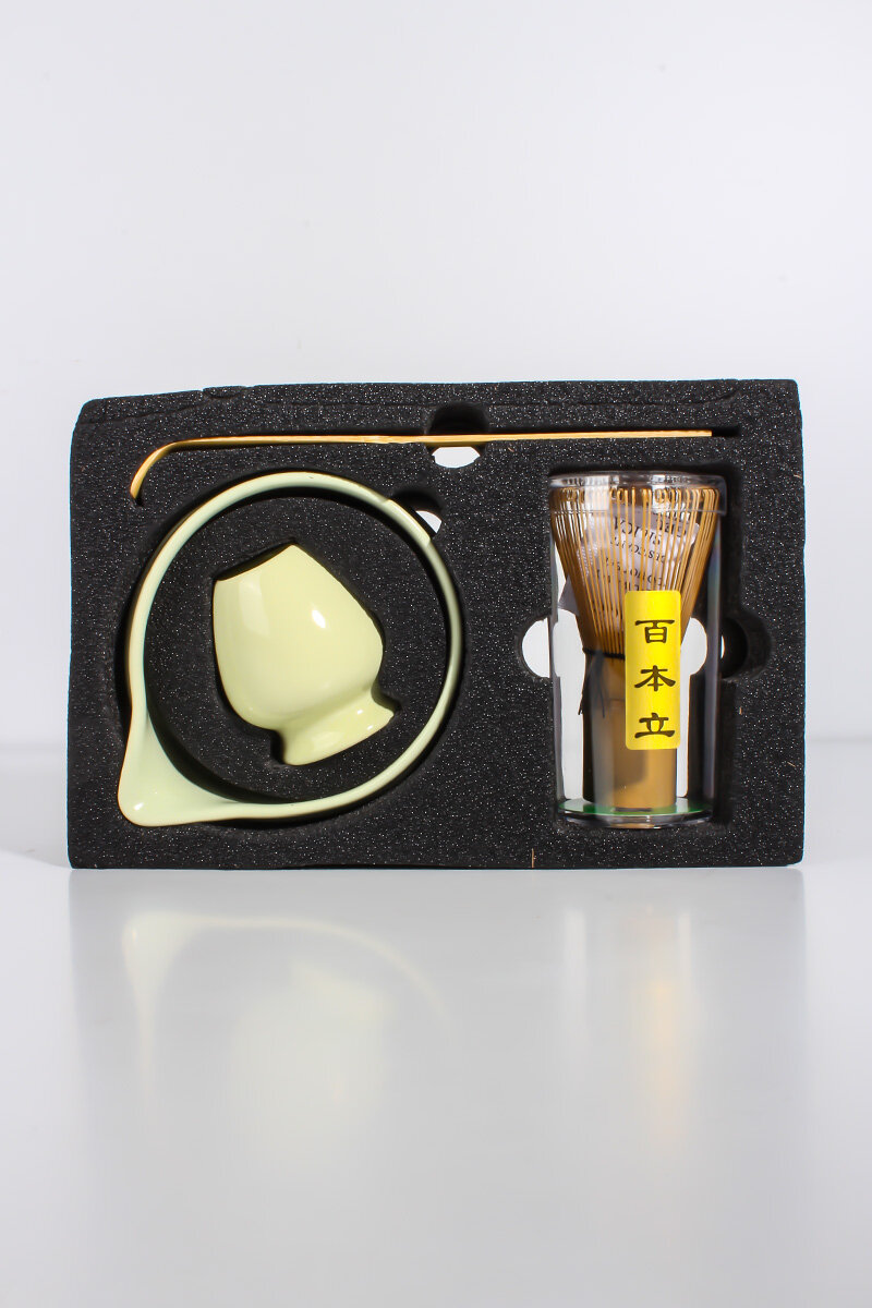 Matcha Çay Çırpma Seti Seramik 4 Parça - 8