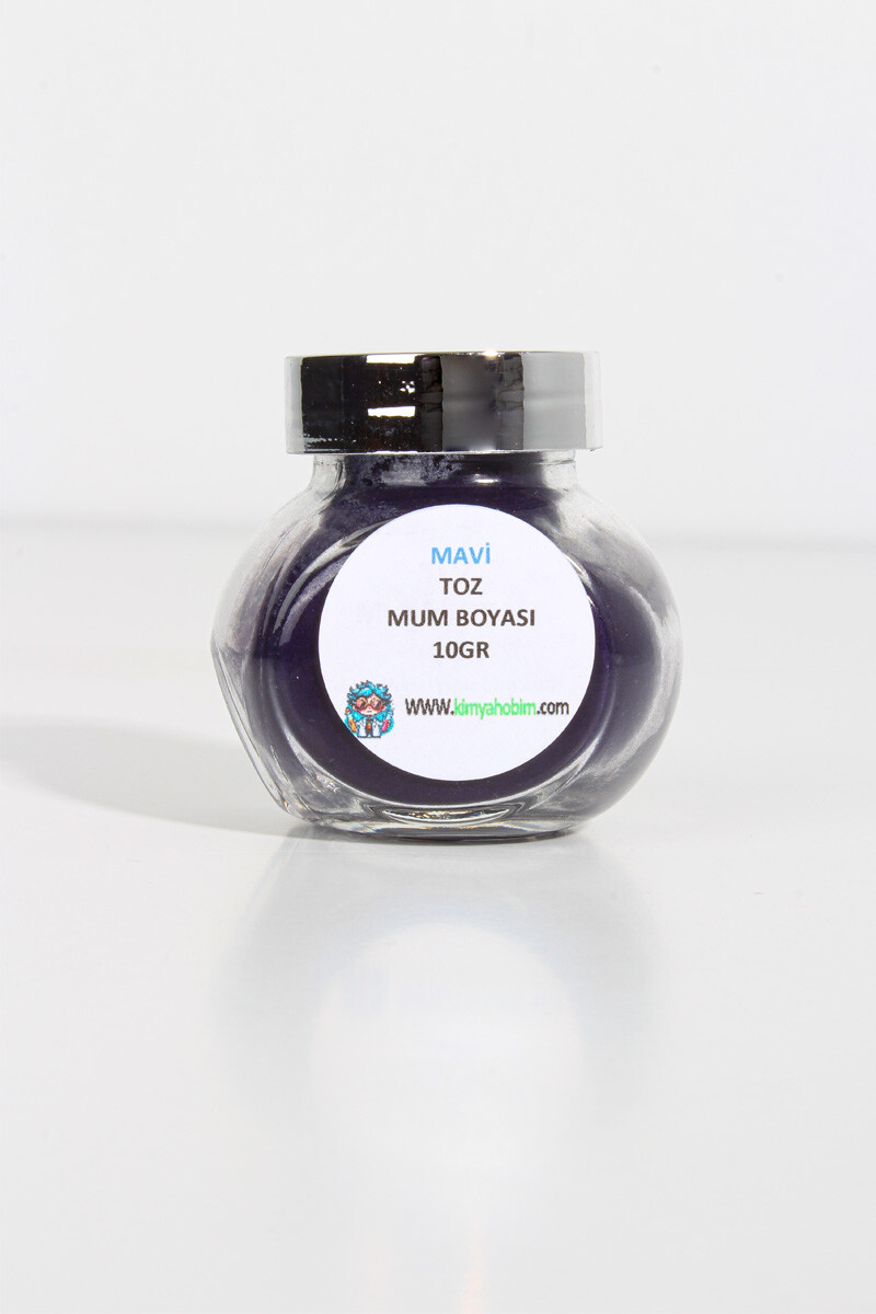 Mavi Toz Mum Boyası 10GR - 