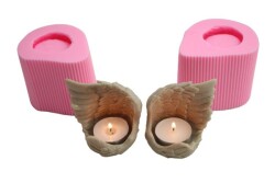 Melek Kanadı Mumluk Silikon Kalıbı MUM-04 - 