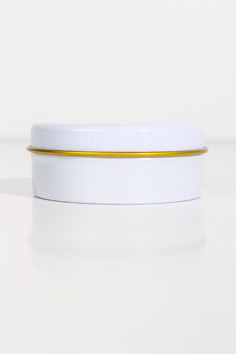 Beyaz Metal Mum Kutuları 75CC 100Adet - 2