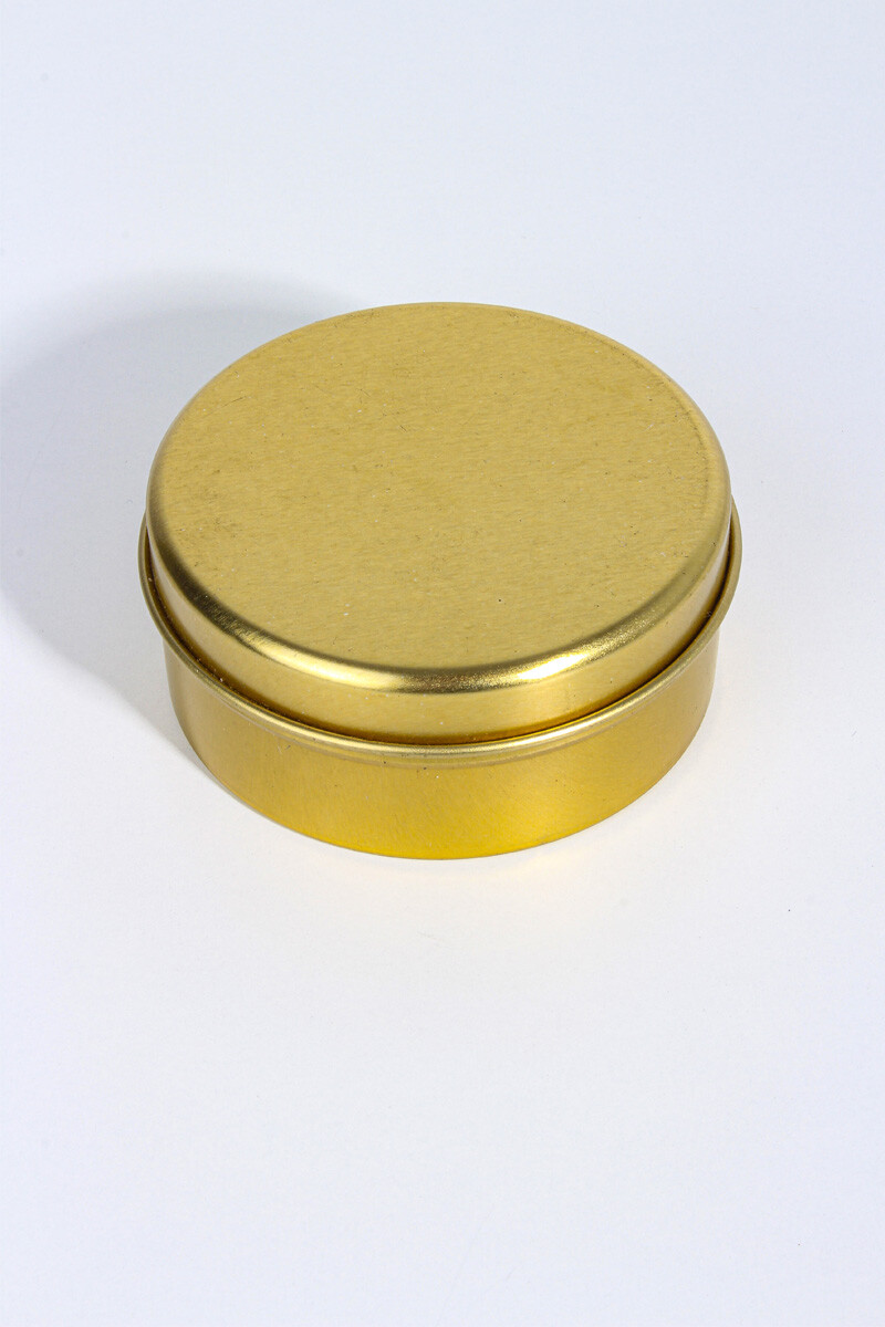 Metal Mum Kutusu Altın Sarısı 180 CC 100 Adet - 4