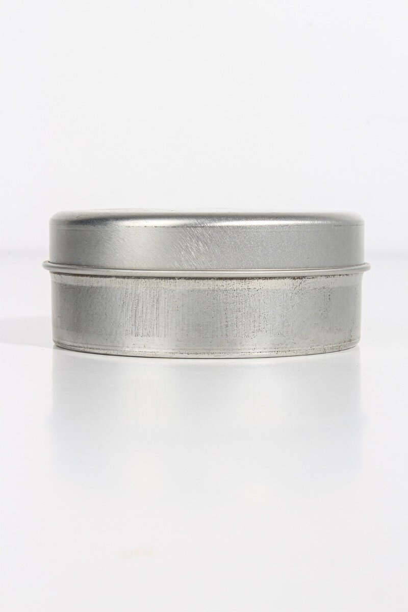 Metal Mum Kutusu Gümüş 180 CC - 10 Adet - 