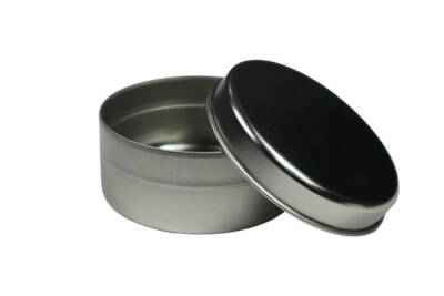 Metal Mum Kutusu Gümüş 75 CC - 100 Adet - 1