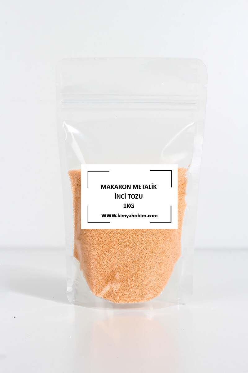 Metalik Makaron Renk İnci Tozu Mum 1KG - 
