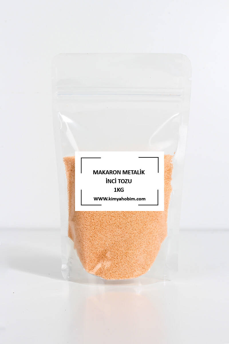 Metalik Makaron Renk İnci Tozu Mum 1KG - 1